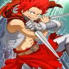 Eijiro Kirishima Red Riot paint by numbers