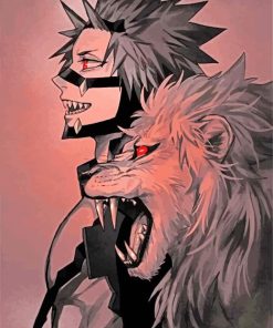 Eijiro Kirishima Anime paint by number