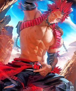 Eijiro Kirishima Anime paint by number