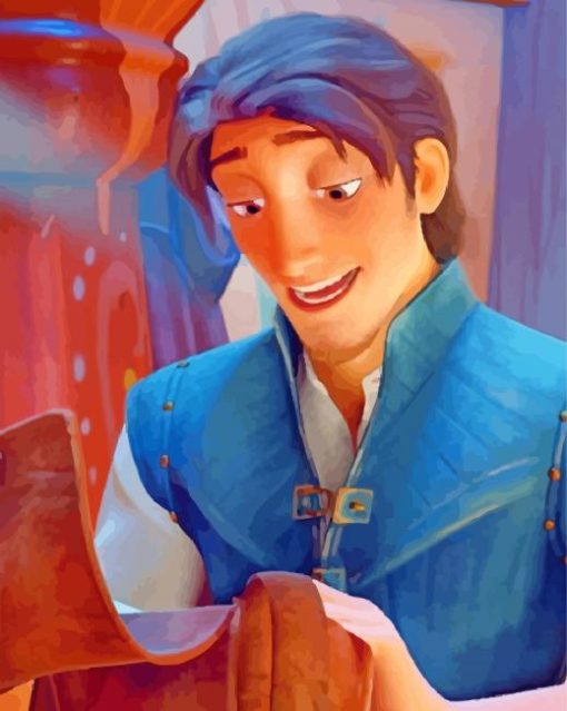 Flynn Rider Disney Anime paint by numbers