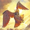 Falcon Bird Art paint by numbers