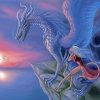 Fantasy Dragon paint by numbers