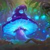 Fantasy Mushroom paint by numbers