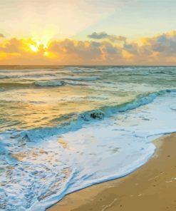 Florida Beach Sunrise paint by numbers