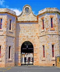 Fremantle Prison Western Australia paint by numbers