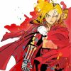 Fullmetal Alchemist Edward Elric paint by numbers