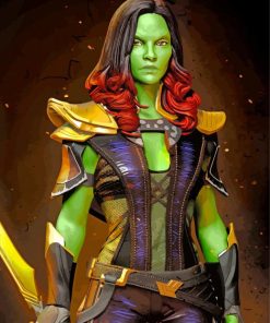 Gamora-Avengers-paint-by-numbers