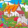 Garden home paint by number