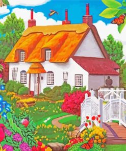 Garden home paint by number