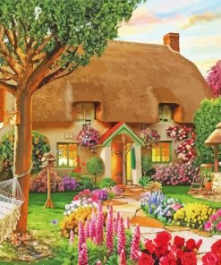 Garden House paint by numbers