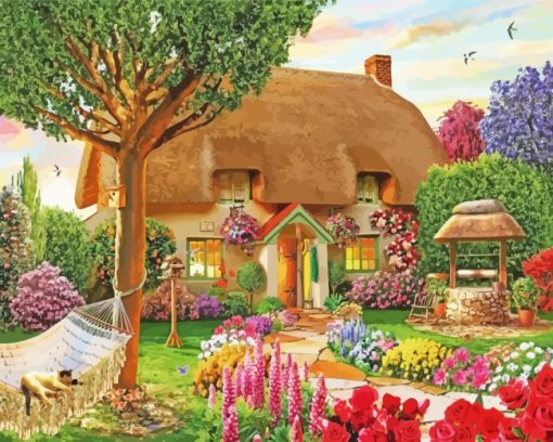 Garden House paint by numbers