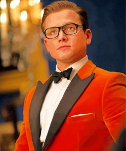 Gary Eggsy Unwin Kingsman paint by numbers