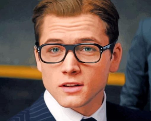 Gary Eggsy Unwin From Kingsman paint by numbers