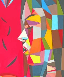 Geometric Woman paint by numbers