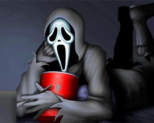 Ghostface Movie paint by numbers