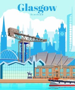 Glasgow Scotland paint by numbers