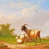 Goat And Sheep paint by numbers