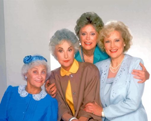 Golden Girls Actresses paint by numbers