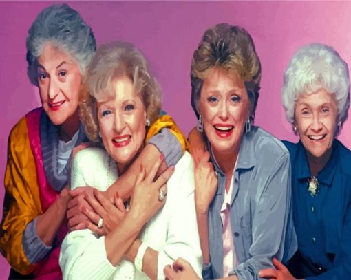 Golden Girls Sitcom paint by numbers