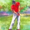 Golfer Art paint by numbers