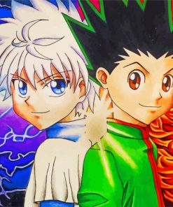 Gon Freecss And Killua paint by numbers