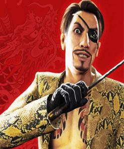 Goro Majima paint by numbers