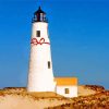 Great Point Lighthouse Nantucket paint by numbers