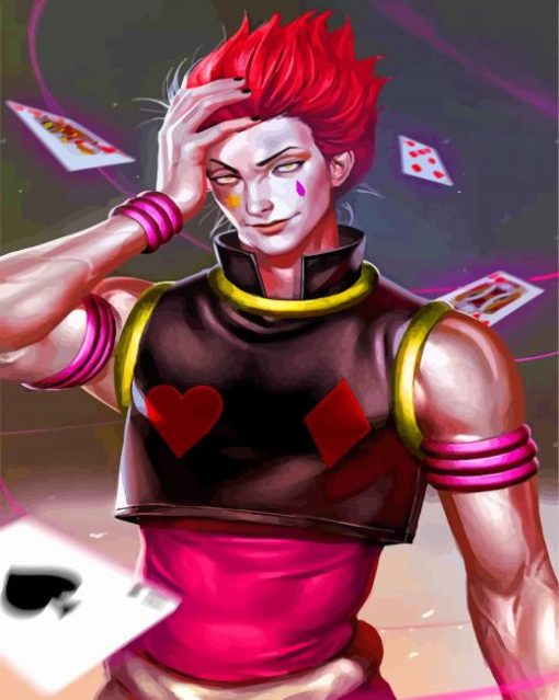 Hisoka Morow Japanese Anime paint by numbers