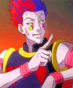 Hisoka Morow From Hunter X Hunter paint by numbers