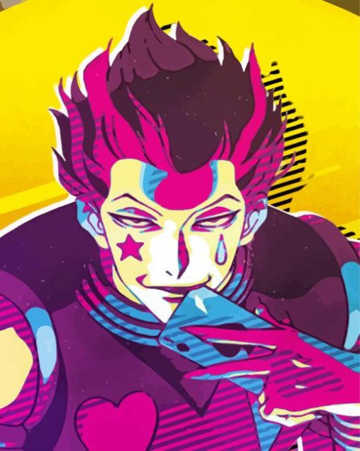 Hisoka Pop Art paint by numbers