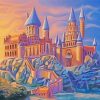 Hogwarts Castle Art paint by numbers