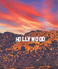 Hollywood At Sunset paint by numbers