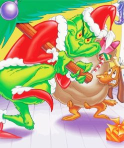 How the Grinch Stole Christmas paint by numbers