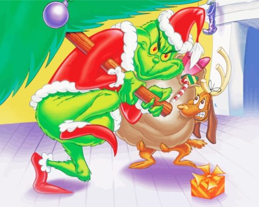 How the Grinch Stole Christmas paint by numbers