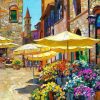 Howard Behrens Flower Market paint by numbers