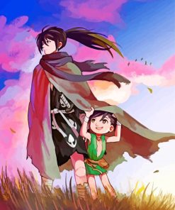 Hyakkimaru And Dororo paint by numbers