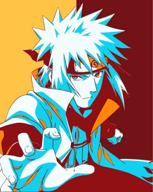 Illustration Minato Namikaze paint by numbers