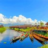 Inle Lake Myanmar Landscapes paint by numbers