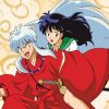 Cute Inuyasha And Kikyo paint by numbers