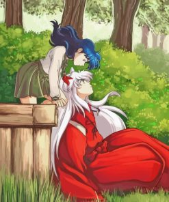 Inuyasha Couple paint by numbers