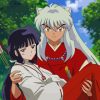 Inuyasha And Kikyo Anime paint by numbers