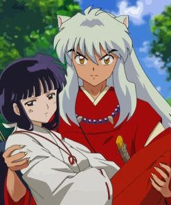 Inuyasha And Kikyo Anime paint by numbers