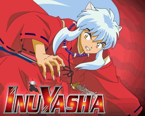 Inuyasha Poster Anime paint by numbers