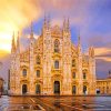 The Milan Cathedral In Italy paint by numbers