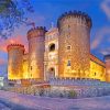 Italy Naples Castle Nuovo paint by numbers