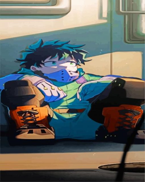 Izuku Midoriya paint by numbers