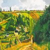 Jalais Hill Pontoise By Pissarrro paint by numbers