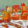 January Thaw Edge Of Town By Lawren paint by numbers