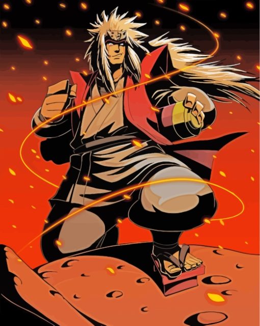 Jiraiya Art paint by numbers