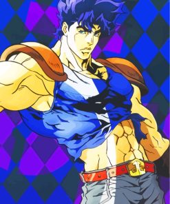 Jonathan Joestar Jojo Adventure paint by numbers